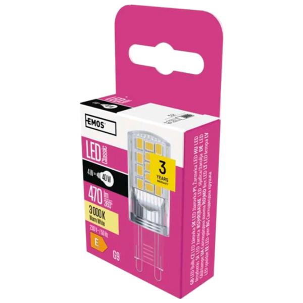 Bec LED Elmos ZQ9544  G9 / 4 W / 3000 K / 470lm / White photo 4