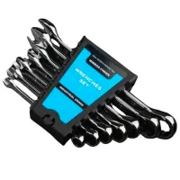 Набор ключей с трещоткой Tianqin TQ-J-9 Количество в наборе: 7 шт.