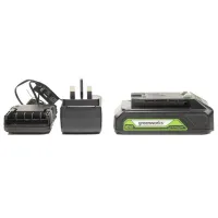 Set acumulatori și încărcător Greenworks GSK24B2 Li-Ion / 2 Ah / 24 V photo 3