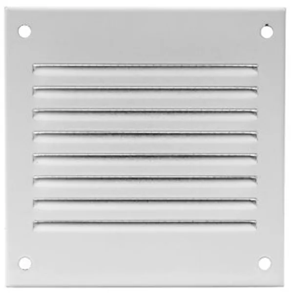 Grile de ventilare Europlast MR10  Metal / White photo 1 Grile de ventilare Europlast MR10  Metal / White photo 1