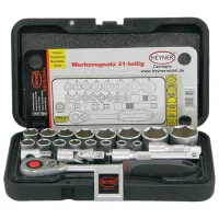 Комбинированный набор ключей Heyner 332000 Количество в наборе: 37 шт.