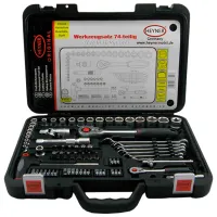 Комбинированный набор ключей Heyner 333000 Количество в наборе: 74 шт.