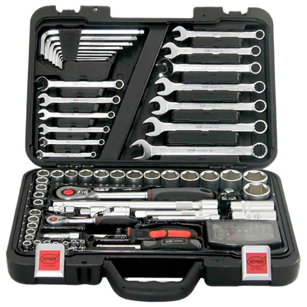 Комбинированный набор ключей Heyner 334000 Количество в наборе: 96 шт. photo 1