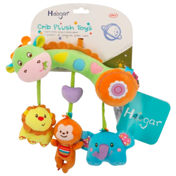 Jucărie moale Hoogar Animals HG01040032  0+ / Multicolor photo 1