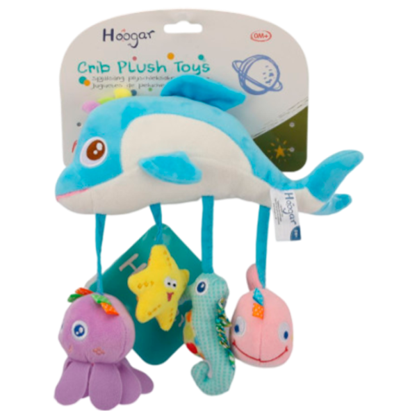 Jucărie pentru pătuțuri și cărucioare Hoogar Animals HG01040033  0+ / Multicolor photo 1