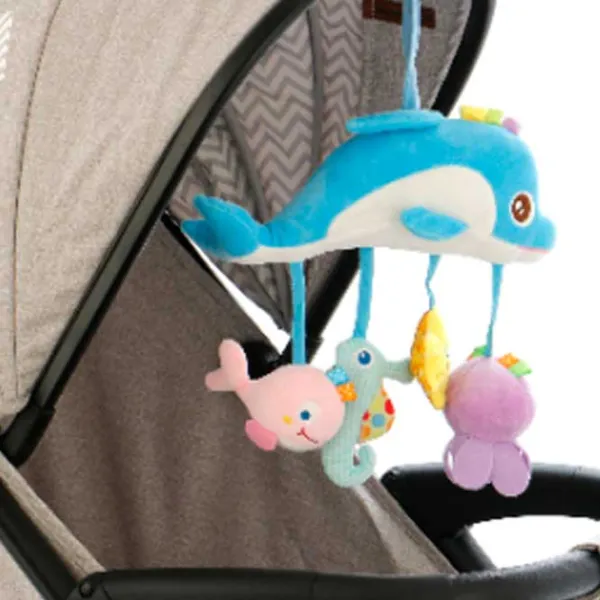 Jucărie pentru pătuțuri și cărucioare Hoogar Animals HG01040033  0+ / Multicolor photo 3