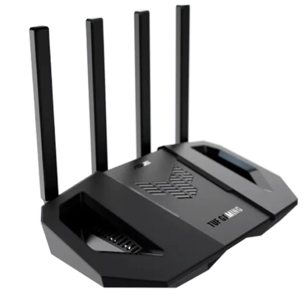 Wi-Fi Роутер Asus TUF Gaming BE3600 688 Mbps / 2880 Мбит/с / Черный photo 2 Wi-Fi Роутер Asus TUF Gaming BE3600 688 Mbps / 2880 Мбит/с / Черный photo 2