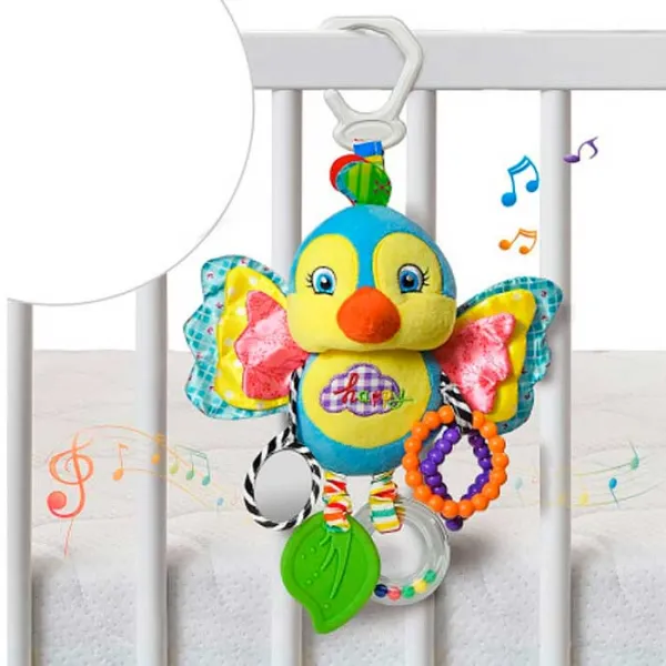 Jucărie pentru pătuțuri și cărucioare Hoogar Animals HG0104004  0+ / Multicolor photo 5