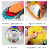 Jucărie pentru pătuțuri și cărucioare Hoogar Animals HG0104006 0+ / Multicolor photo 4
