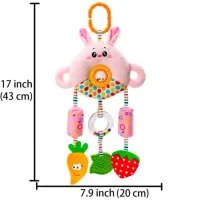 Jucărie pentru pătuțuri și cărucioare Hoogar Animals HG01040067 0+ / Multicolor photo 3