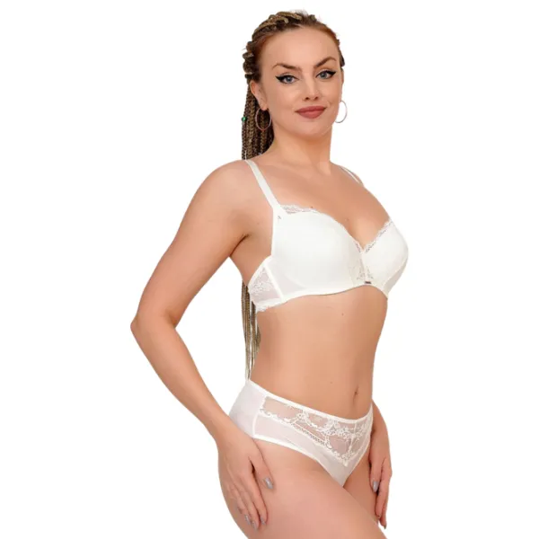 Set lengerie pentru femei Balaloum AP9405 90C / Ivory / Push-up photo 2