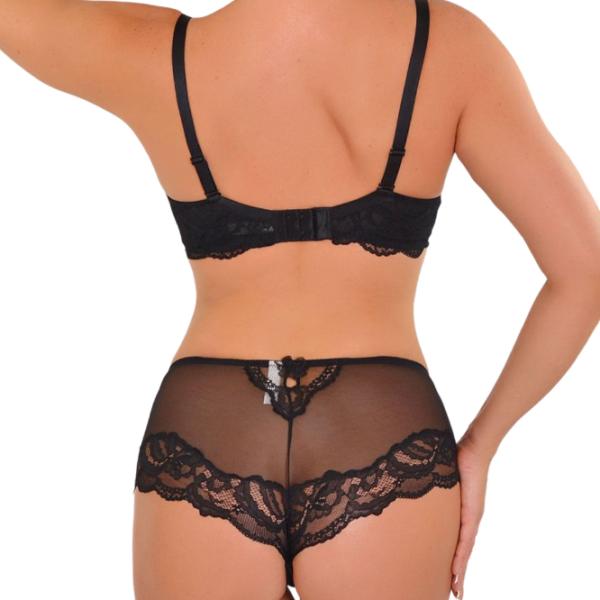 Set lengerie pentru femei Balaloum AP9410  85C / Black / Dantelă photo 3