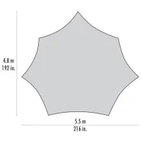 Палатка Cascade Designs 200 Wing Круглая / Tкань photo 2