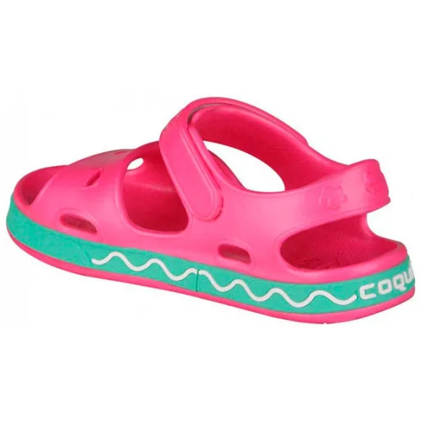 Шлепанцы для девочек Coqui 8852 lt. fuchsia/mint 33 / Розовый photo 3