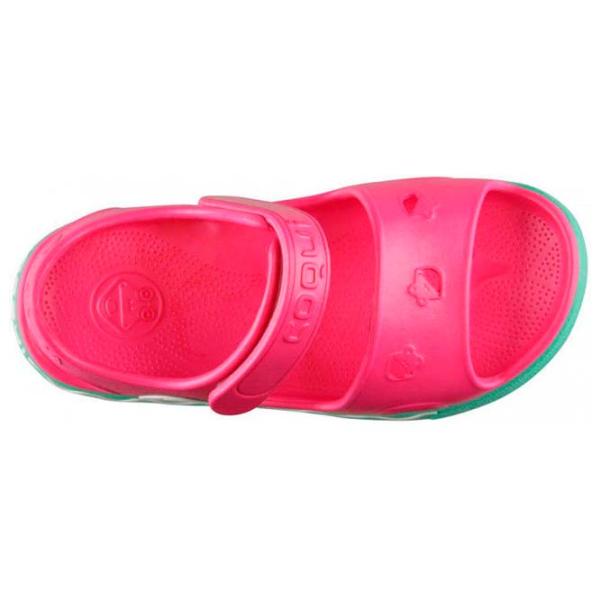 Шлепанцы для девочек Coqui 8852 lt. fuchsia/mint 34 / Розовый photo 4