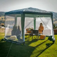 Pavilion de gradină Tempo Kondela Ringe Typ 1 Hexagonală / Polietilenă photo 3