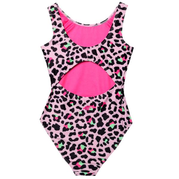 Costum de baie pentru fete 4F 4FJWSS24USWSF048 146 - 152 / Pink photo 2