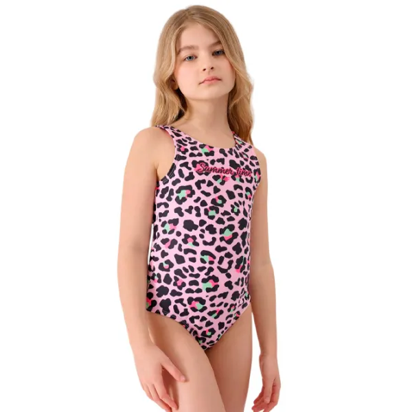 Costum de baie pentru fete 4F 4FJWSS24USWSF048 146 - 152 / Pink photo 3