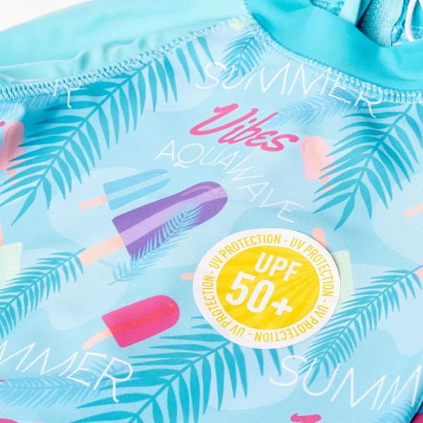 Costum de baie pentru fete Martes aquawave uvio baby ice ream print 98 / Blue photo 4