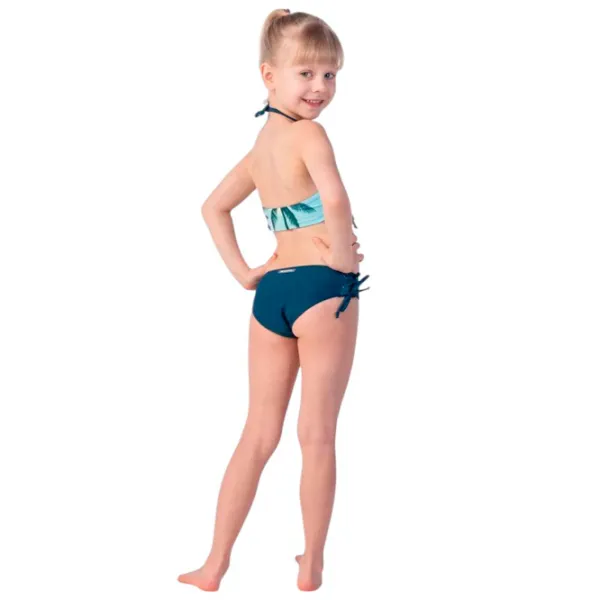 Costum de baie pentru fete Martes aquawave haly kids palms print 134 / Multicolor photo 4