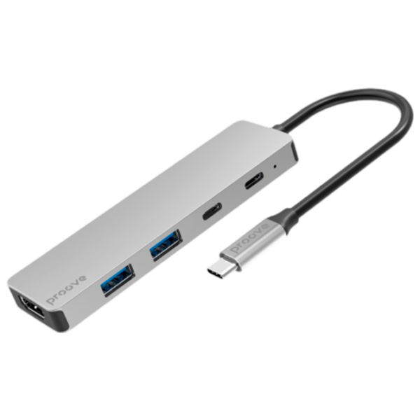 Adaptor Hub Proove Iron Link USB Type-C / Silver photo 1