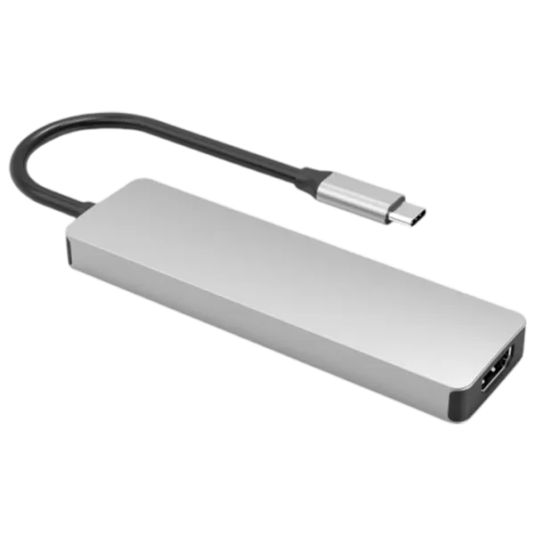 Adaptor Hub Proove Iron Link USB Type-C / Silver photo 2