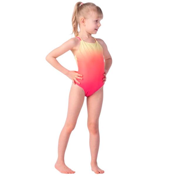 Costum de baie pentru fete Iguana aquawave harma kids sun 110 / Gradient photo 4