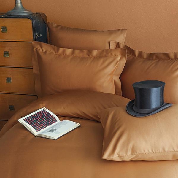 Lenjerie de pat Issimo Home Simply Double Terra Cota Satin photo 1 Lenjerie de pat Issimo Home Simply Double Terra Cota Satin photo 1