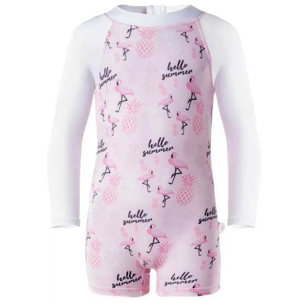 Купальник для девочек Martes aquawave uvio baby pink flamingo print 86 / Розовый photo 1