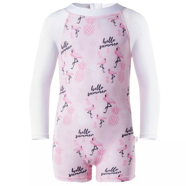 Купальник для девочек Martes aquawave uvio baby pink flamingo print 86 / Розовый photo 1