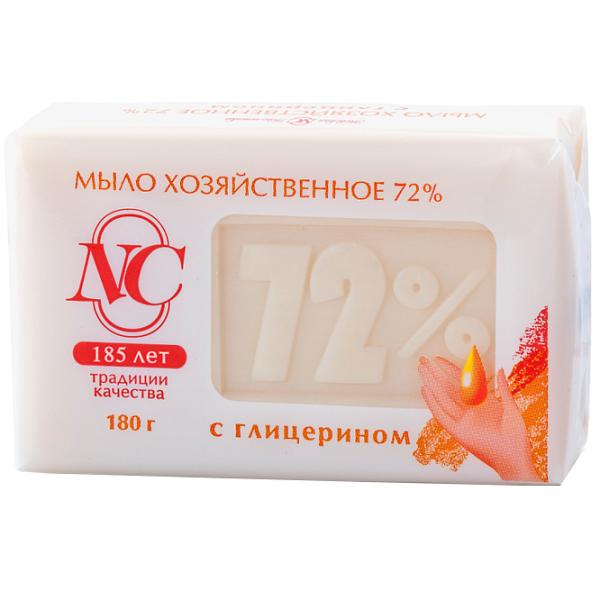 Мыло Невская Косметика Хозяйственное 72% 180 г photo 1