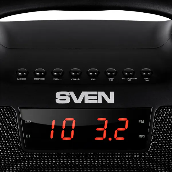 Портативная колонка Sven PS-460 18 Вт/ Черный photo 4 Портативная колонка Sven PS-460 18 Вт/ Черный photo 4