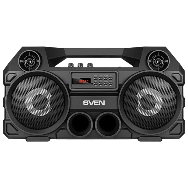Boxă portabilă Sven PS-580 2 x 18 W/ Black photo 2 Boxă portabilă Sven PS-580 2 x 18 W/ Black photo 2