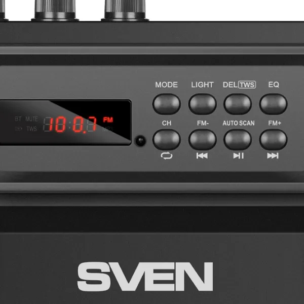 Boxă portabilă Sven PS-580 2 x 18 W/ Black photo 4 Boxă portabilă Sven PS-580 2 x 18 W/ Black photo 4