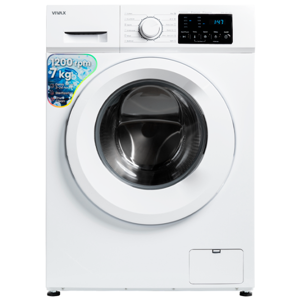 Стиральная машина Vivax WFL-120712CD 7 кг / 1200 об/мин / Белый photo 1 Стиральная машина Vivax WFL-120712CD 7 кг / 1200 об/мин / Белый photo 1