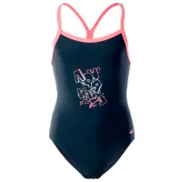 Costum de baie pentru fete Iguana aquawave velanti jr blueberry/conch shell 140 / Blue