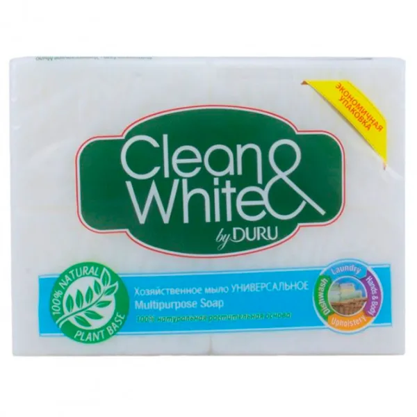 Săpun solid Duru Clean & White 120 g photo 1