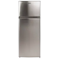 Холодильник Vivax DD-207 E X с верхней морозильной камерой 204 / 143 cm / Нержавеющая сталь