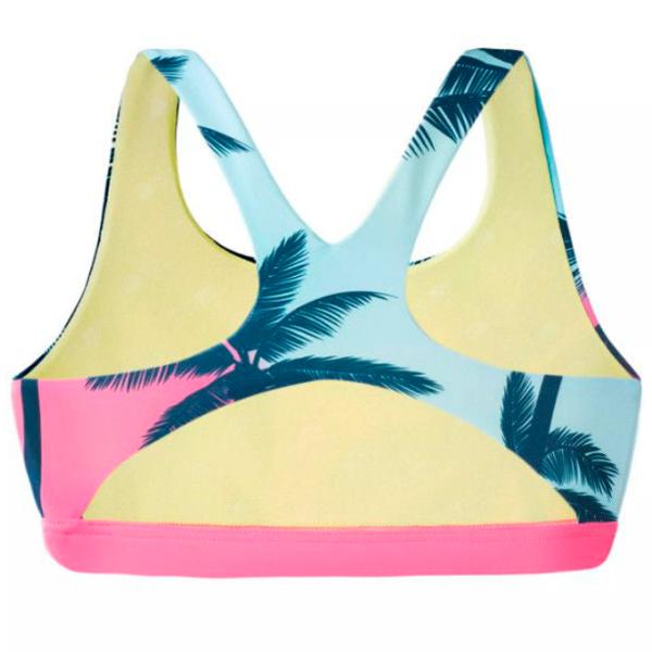 Costum de baie pentru fete Iguana quawave rodani top jr palms print 152 / Multicolor photo 2
