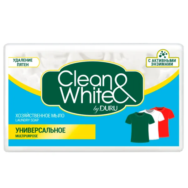 Săpun solid Duru Clean & White 120 g photo 1 Săpun solid Duru Clean & White 120 g photo 1