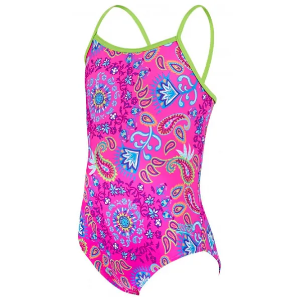 Costum de baie pentru fete Zoggs Zoggs junior bold baroque yaroomba floral 34 / Pink photo 1