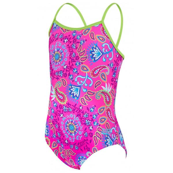 Costum de baie pentru fete Zoggs Zoggs junior bold baroque yaroomba floral 34 / Pink photo 1