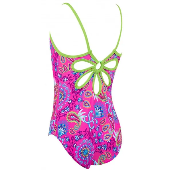 Costum de baie pentru fete Zoggs Zoggs junior bold baroque yaroomba floral 34 / Pink photo 2