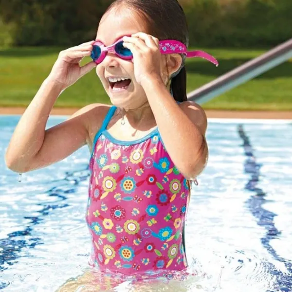 Costum de baie pentru fete Zoggs Zoggs junior flora yaroomba floral 20 / Pink photo 4