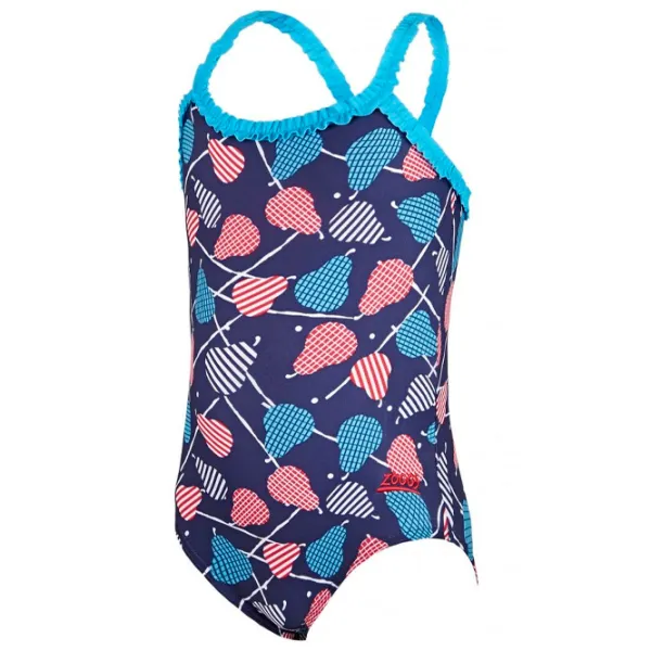Купальник для девочек Zoggs junior pears ruffle xback 20 / Разноцветный photo 1