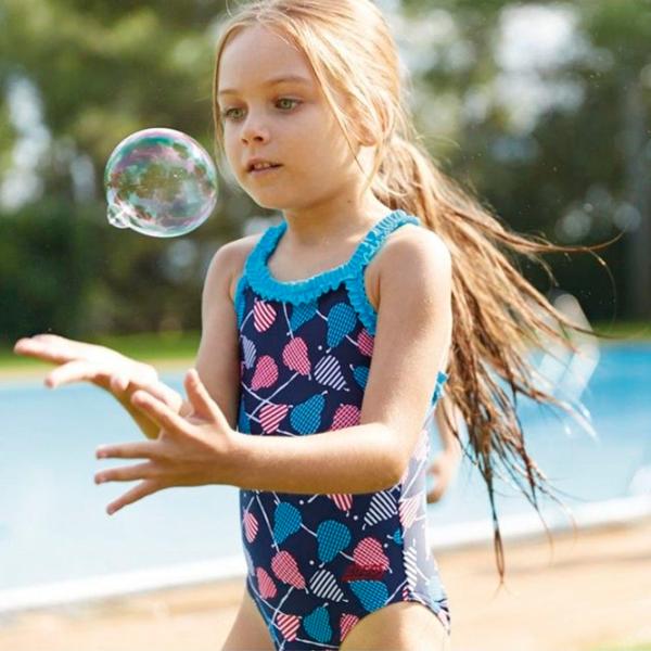 Купальник для девочек Zoggs junior pears ruffle xback 20 / Разноцветный photo 3