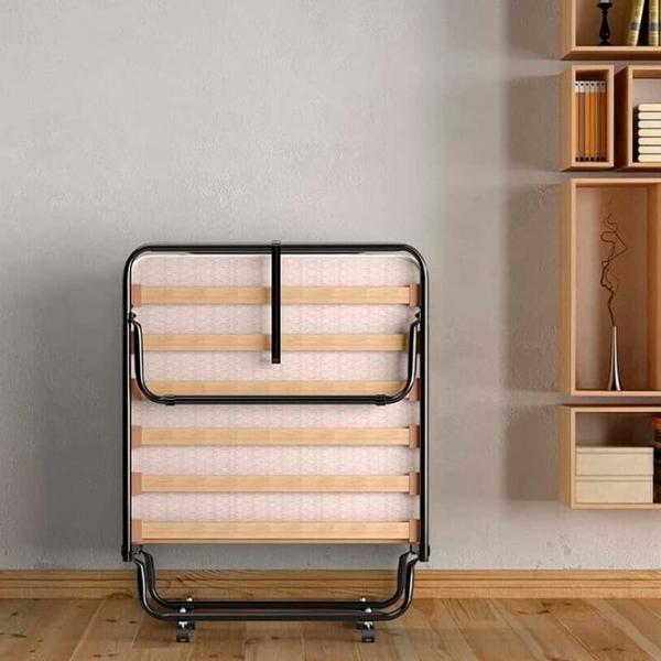 Раскладушка Costway HW69255  / 120 кг / Черный photo 6 Раскладушка Costway HW69255  / 120 кг / Черный photo 6