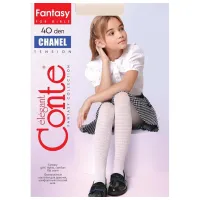 Колготки для девочек Conte 22C-141 128 - 134 / Белый