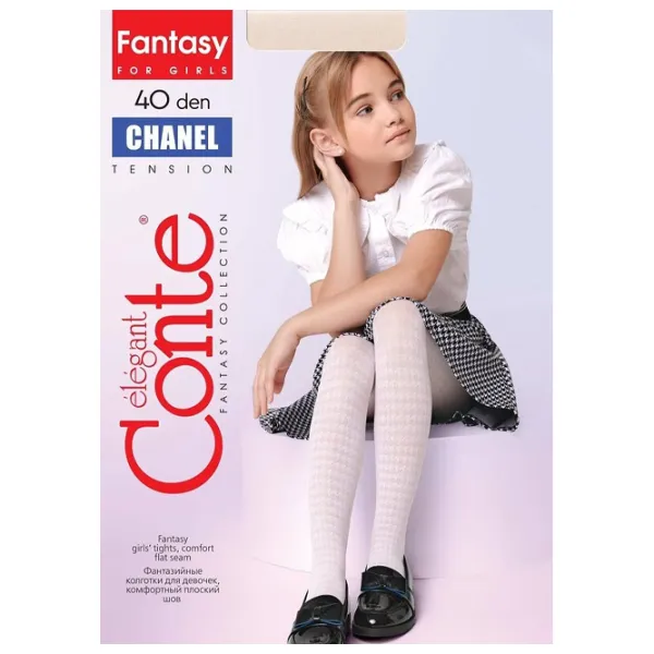 Colanți pentru fetiţe Conte 22C-141 140-146 / Black photo 1 Colanți pentru fetiţe Conte 22C-141 140-146 / Black photo 1