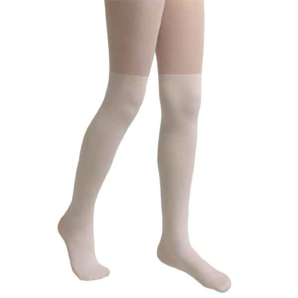 Colanți pentru fetiţe Conte Lolita 140-146 / White photo 1